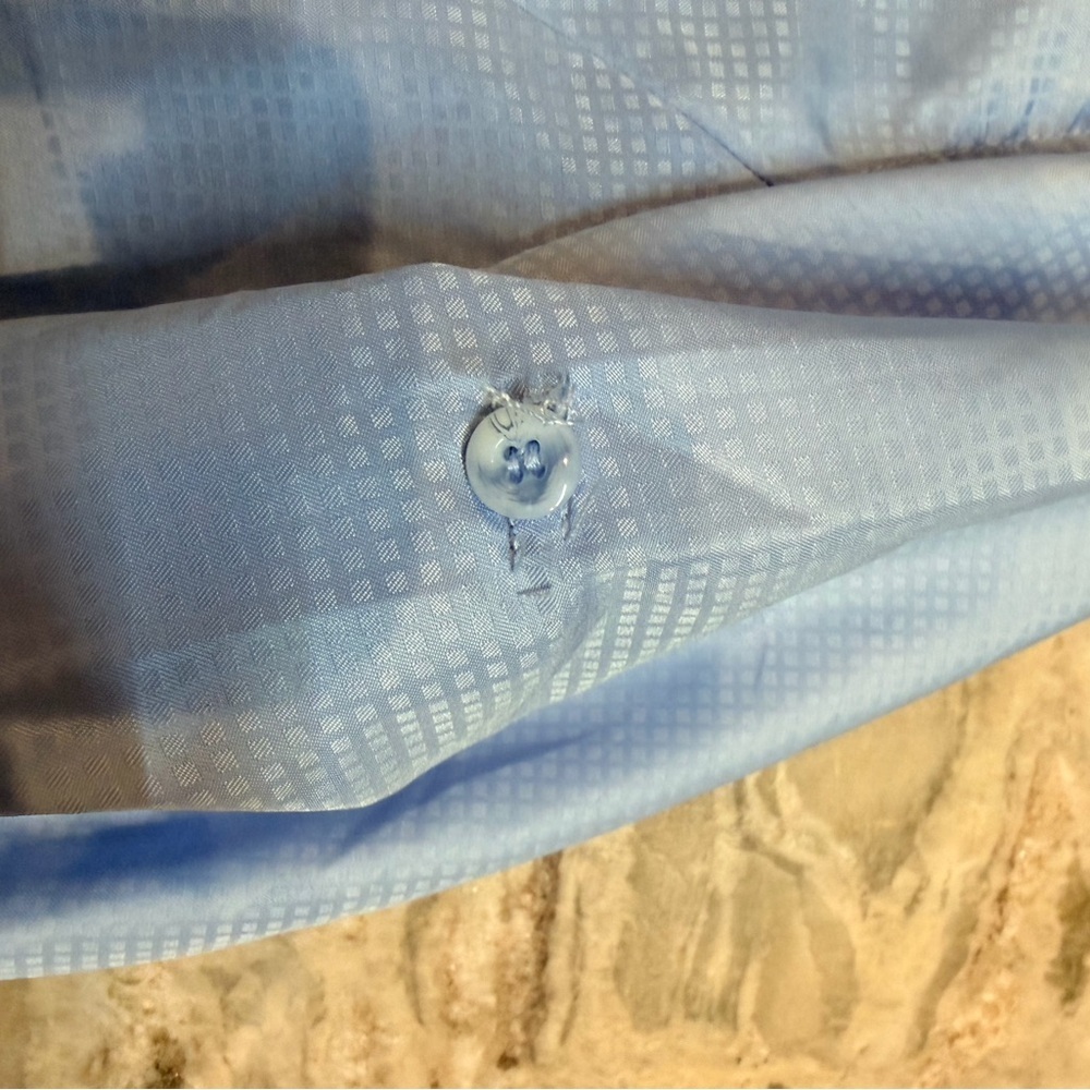 Stillwater Supply Co Men’s Light Blue Performance Button Down Shirt Size L - Picture 7 of 10